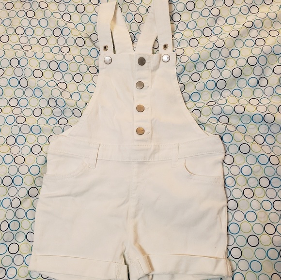 childrens white overalls